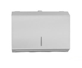 Paper Towel Dispenser in White Powder Coat 210mmH x 282mmW x 104mmD