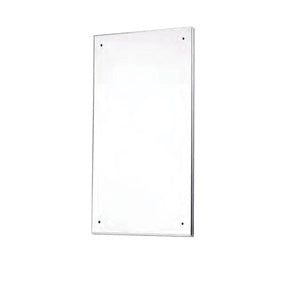 500mmW x 950mmH Polished Stainless Steel Mirror