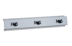 Mop & Broom Holder in Satin Stainless Steel