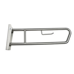 Pull Down Grab Rail with Toilet Roll Holder