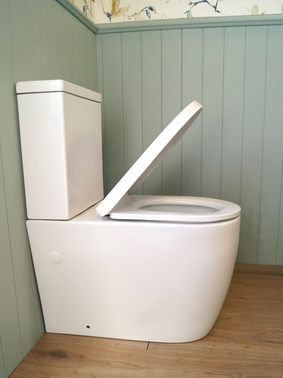Narva Rimless Wall Faced Toilet Suite with Soft Close Quick Release TH