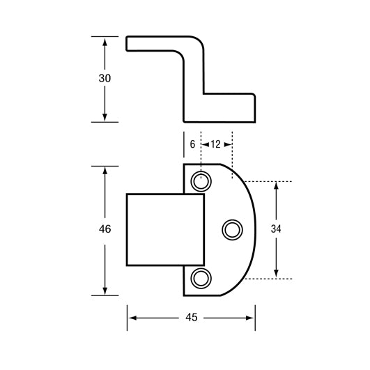 Overlapping Lift Off Staple
