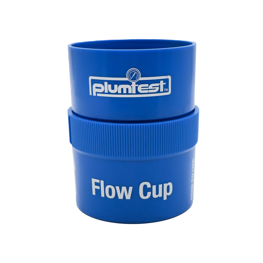 Plumtest Flow Rate Cup Tester - Measures up to 17L/min at Taps & Showers