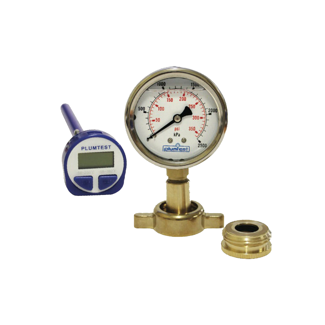 Plumtest Water Test Kit 20mm - 2500kPa Pressure Test Kit