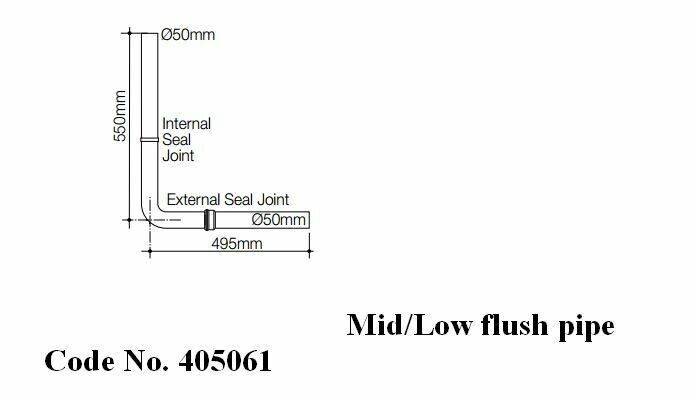 Ext.Mid Level Flush Pipe Spares Kit