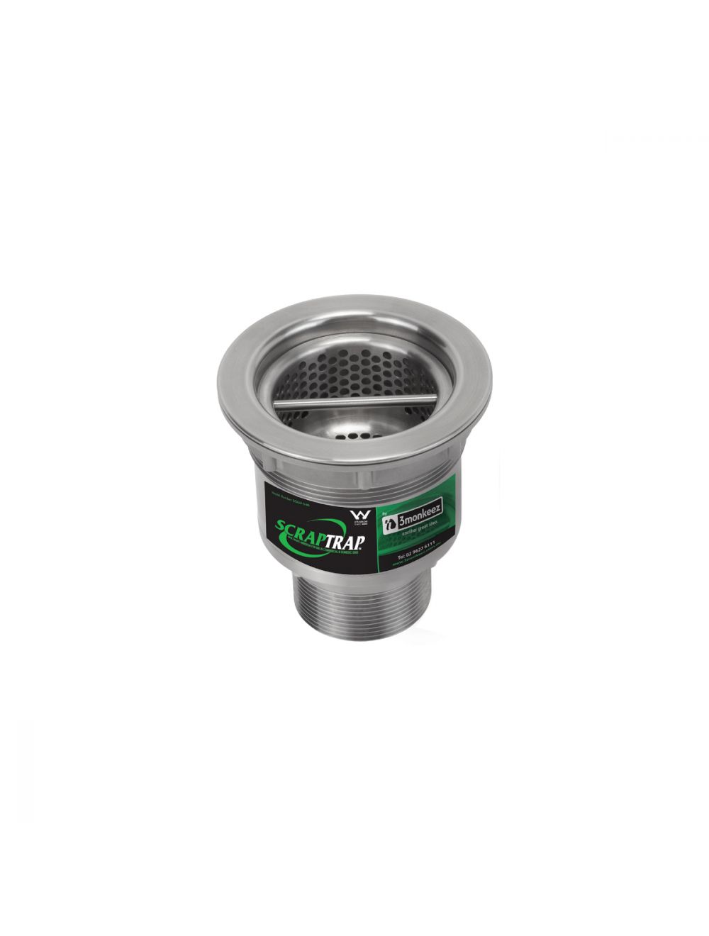 Cast Stainless Sink Waste Arrestor (90mm)
