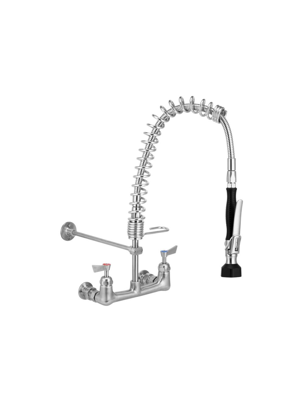 Compact Stainless Steel Exposed Wall Mounted Pre Rinse Unit