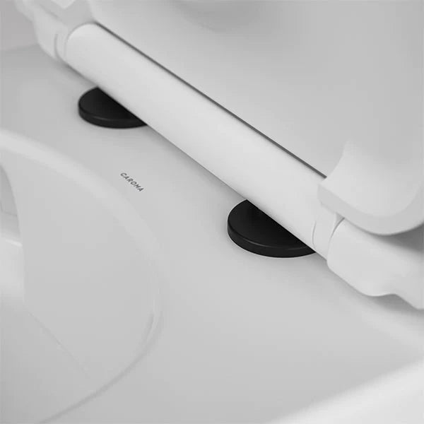 Urbane II Toilet Seat Hinge Caps - Matte Black