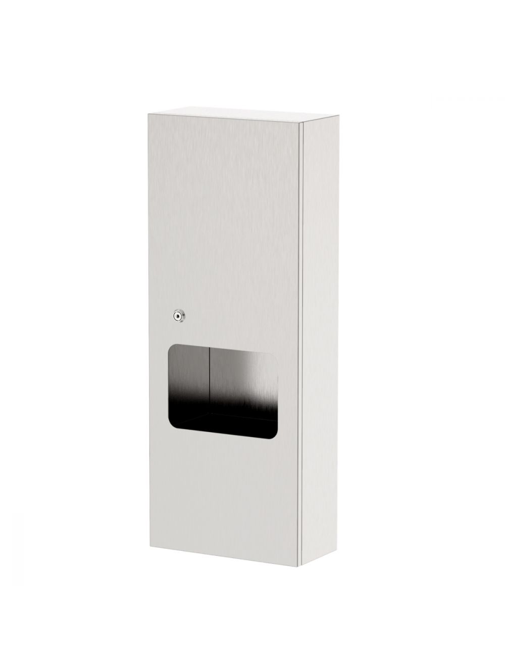 Paper Towel Dispenser With Waste Receptacle 304 Grade Stainless Steel
