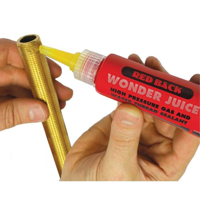 Red Back Wonder Juice – Thread Sealant for Metal Pipes | LPG, Gas & Water Approved