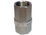 316 Stainless Steel Spring Check Valve F&F BSP - WaterMarked AS 1628, 6-32mm