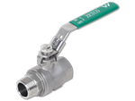 2-Piece Stainless Steel Ball Valve M&F BSP, Lockable Lever - WaterMarked PN40