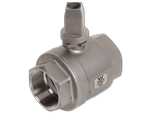 2-Piece Stainless Steel Underground Ball Valve F&F BSP, Key Operated - WaterMarked PN40, 25-50mm
