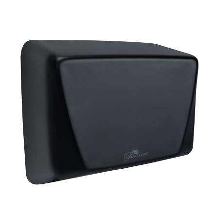 TURBO-SLIM High-Speed Hand Dryer - Matte Black