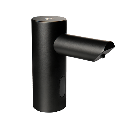 EZ-FILL™ SOAP DISPENSER HEAD, MULTI-FEED, LIQUID – VANITY MOUNTED, MATTE BLACK