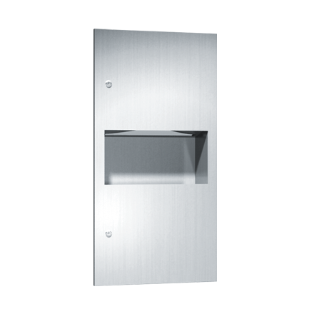 PAPER TOWEL DISPENSER & WASTE BIN 8.4L RECESSED, SIMPLICITY COLLECTION