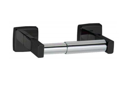 SINGLE TOILET ROLL HOLDER | MATTE BLACK