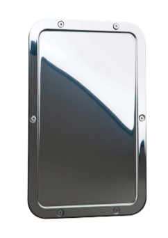 STAINLESS STEEL MIRROR INTEGRAL FRAME
