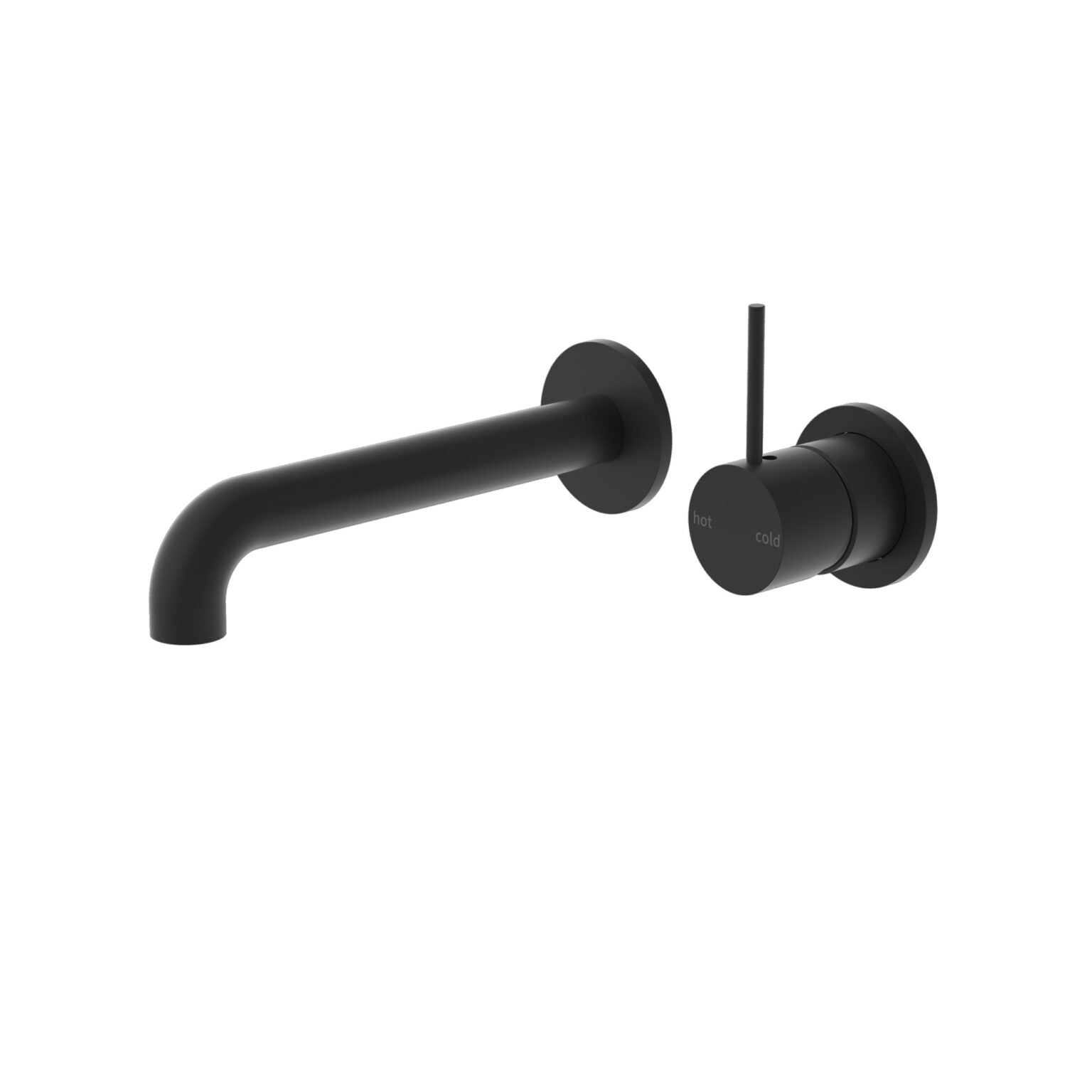 Mecca Wall Basin Mixer Handle Up 160mm