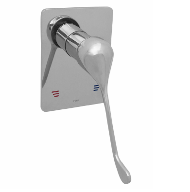 ACCESSIBLE SHOWER MIXER | RECTANGLE PLATE