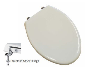SECURITY TOILET SEAT WITH LID
