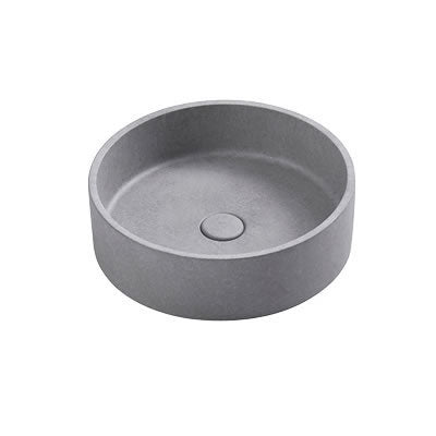 Slim Concrete Basin with Matching Pop Up Waste (390×120mm)