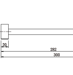 Shower Arm 300mm